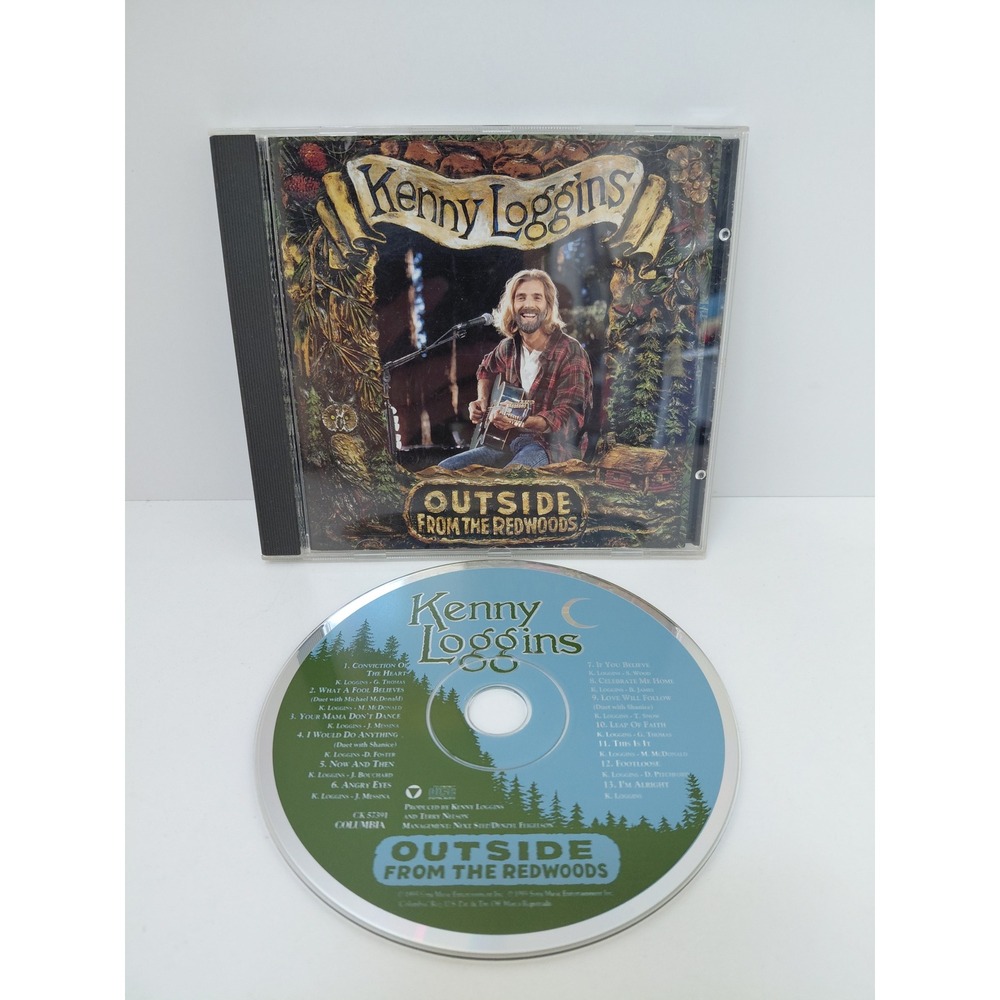 Kenny Loggins Outside From The Redwoods Live CD 1993 Columbia CK 57391 Footloose